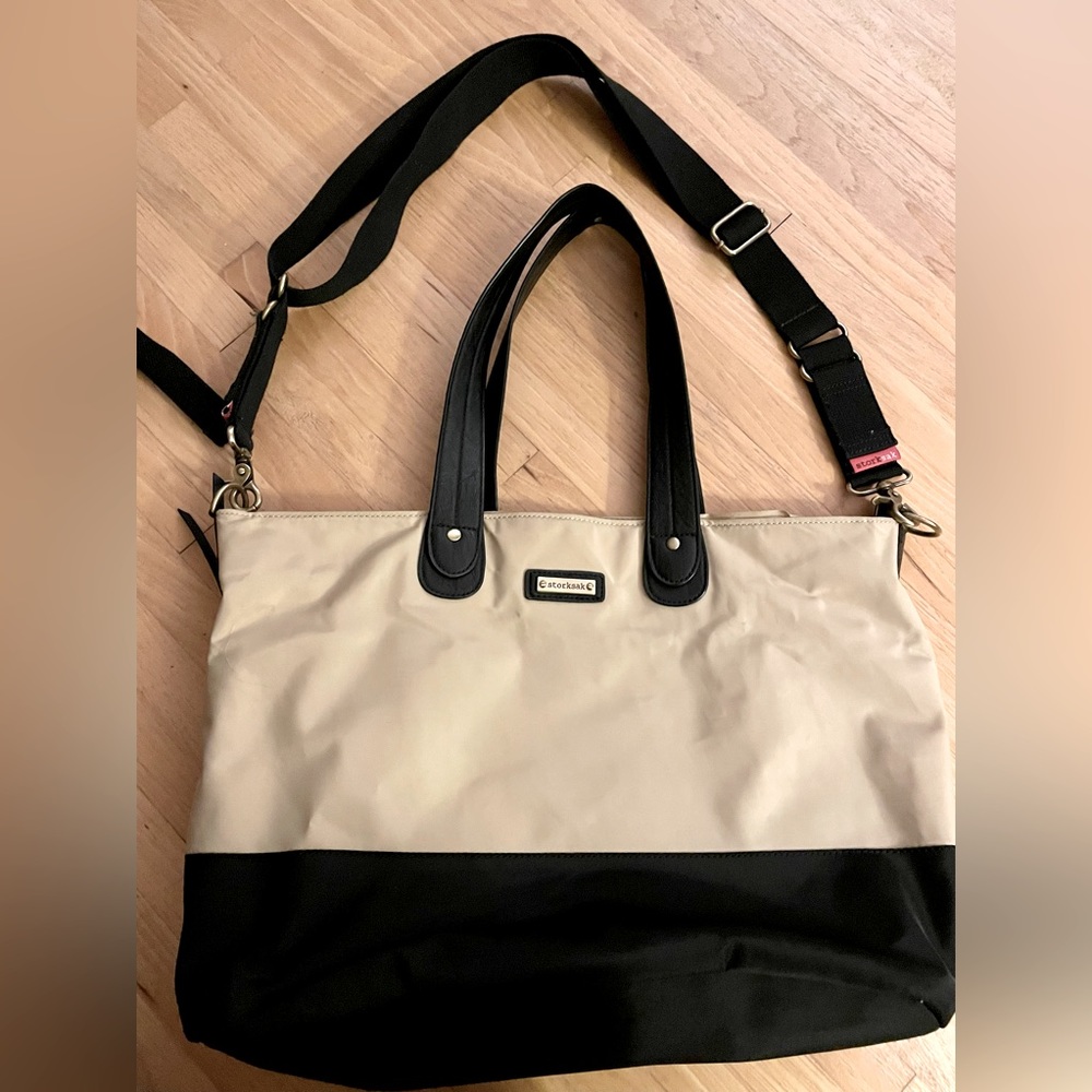 Storksak Color Block Tote -diaper bag